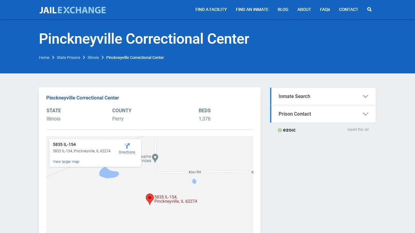 Pinckneyville Correctional Center Prisoner Search ...